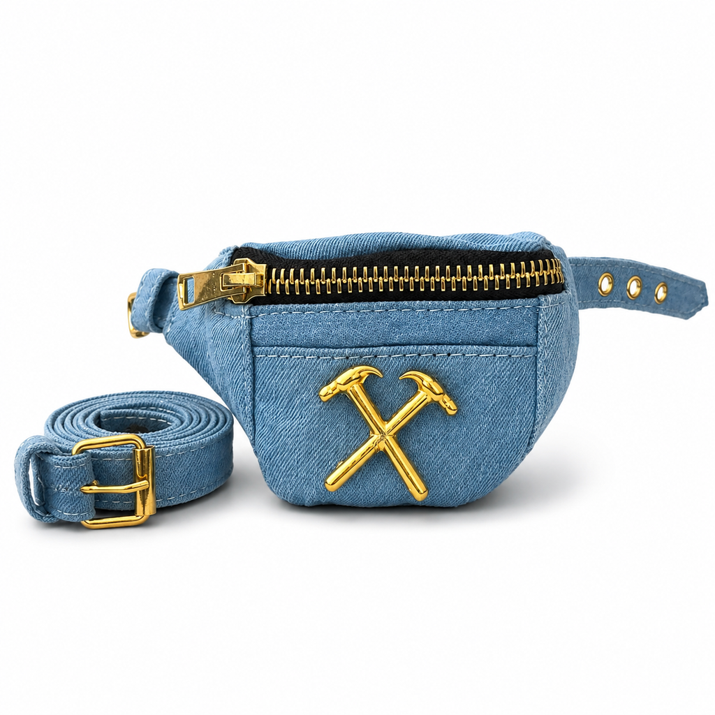 Mini Utilitarian Denim Bag
