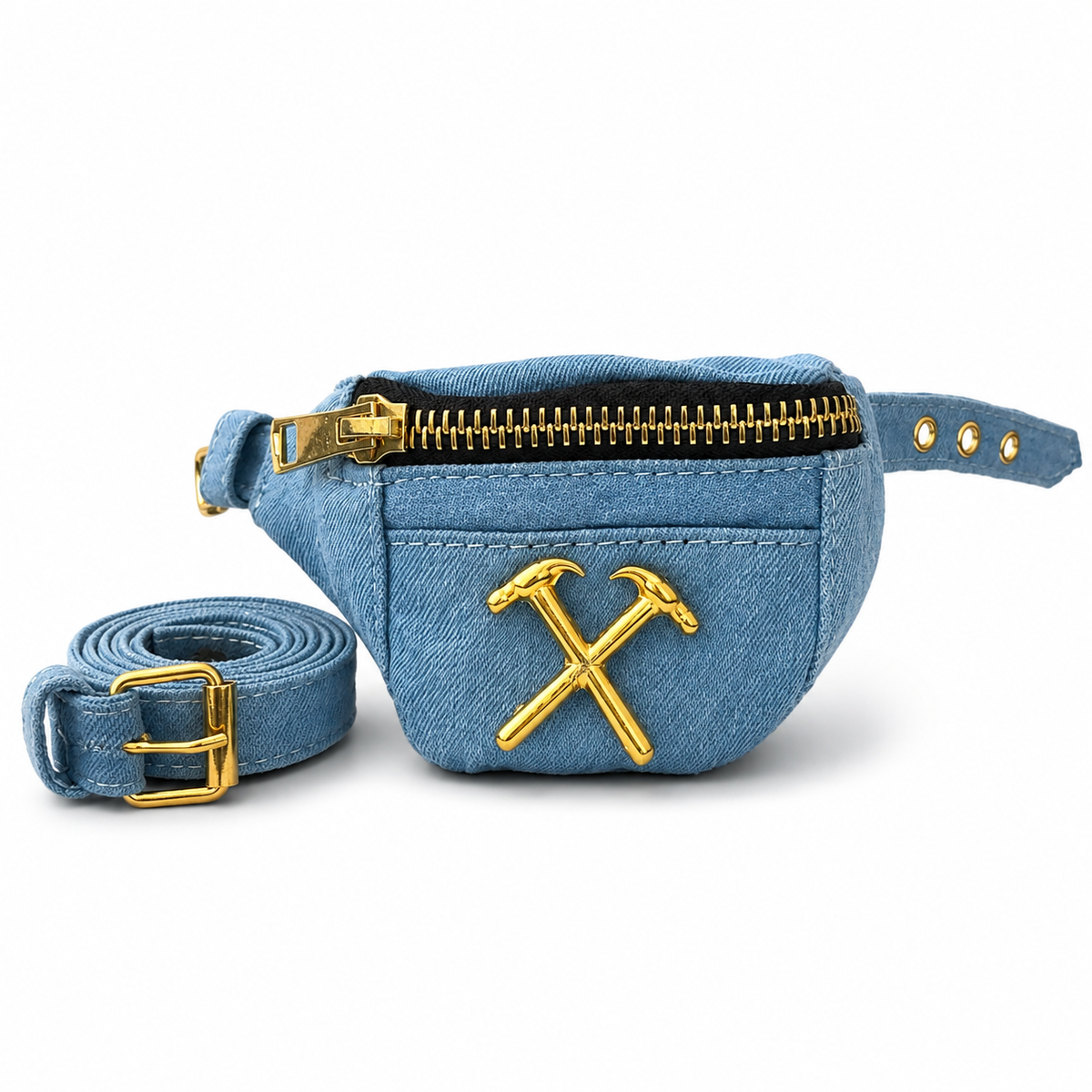 Mini Utilitarian Denim Bag
