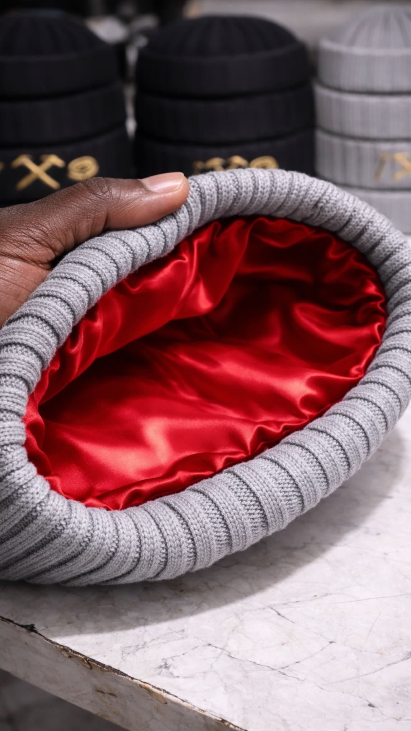 Nail, Hammer Nut Satin Lined Beanie