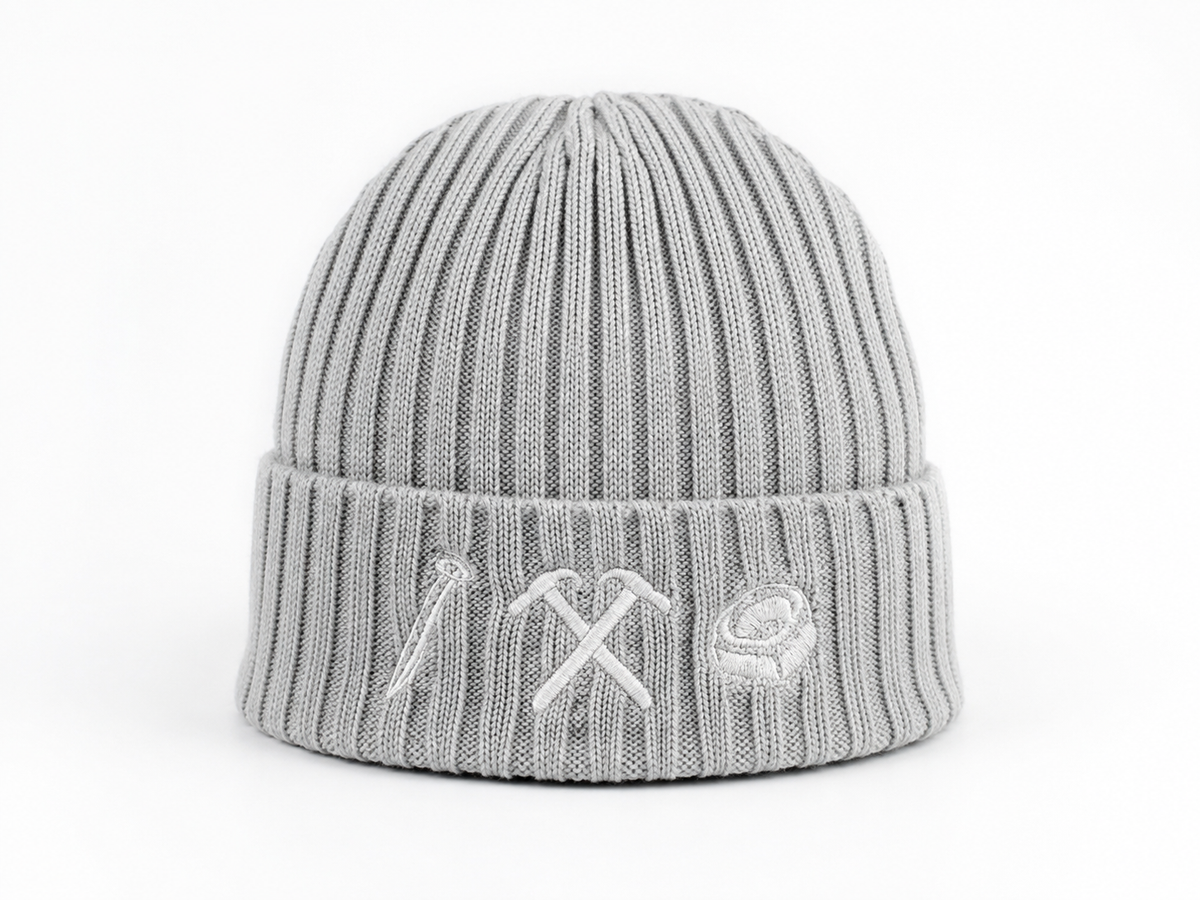Nail, Hammer Nut Satin Lined Beanie